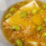 スピード料理、豆腐の蟹豆あんかけ